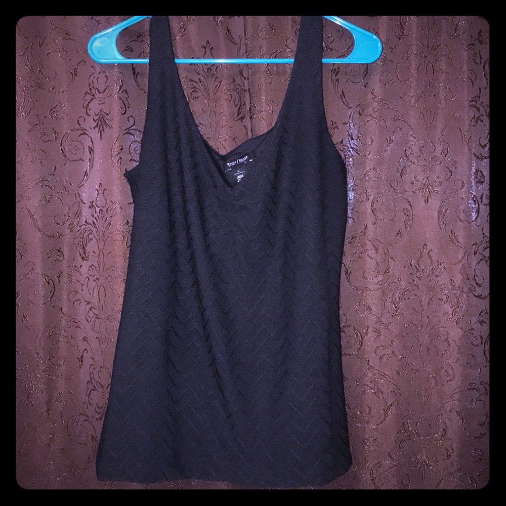 White House Black Market Black Tank top
